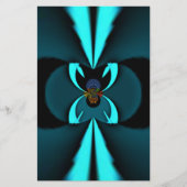 Striking Cutting-Edge Cyan and Black Vector Design (Front)