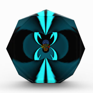 Striking Cutting-Edge Cyan and Black Vector Design Award