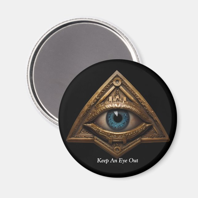  Striking Eye Visual for Your Workspace Magnet (Front/Back)