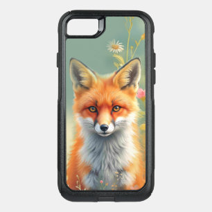 Striking Eyes of a Cunning Red Fox OtterBox Commuter iPhone SE/8/7 Case