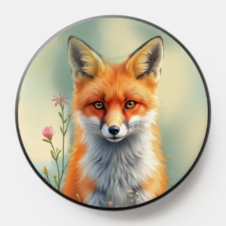 Striking Eyes of a Cunning Red Fox PopSocket