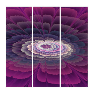 Striking Flower Colorful Abstract Fractal Art Pink