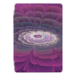 Striking Flower Colorful Abstract Fractal Art Pink iPad Pro Cover