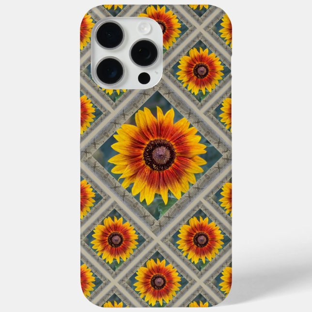 Striking iPhone Case with Susies's Sunflowers (Back)
