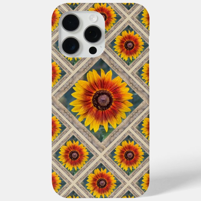 Striking iPhone Case with Susies's Sunflowers (Back)