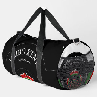 Striking Kenyan Wristlet: A Kaleidoscopic Beauty Duffle Bag