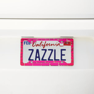 Striking License Plate Design Frame