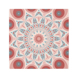 Striking Modern Kaleidoscope Mandala Fractal Art