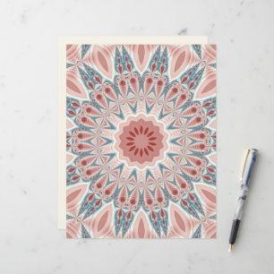 Striking Modern Kaleidoscope Mandala Fractal Art