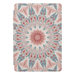 Striking Modern Kaleidoscope Mandala Fractal Art iPad Pro Cover