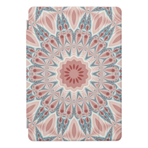 Striking Modern Kaleidoscope Mandala Fractal Art iPad Pro Cover