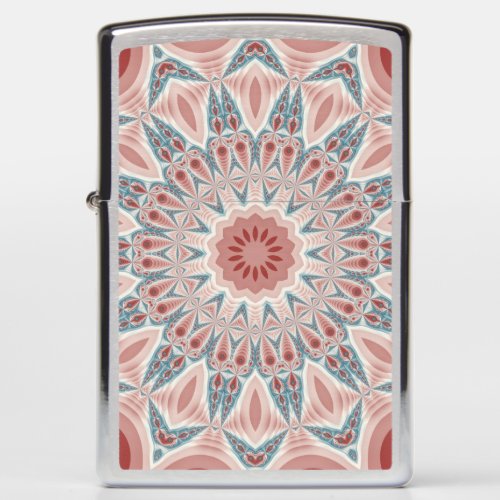 Striking Modern Kaleidoscope Mandala Fractal Art Zippo Lighter