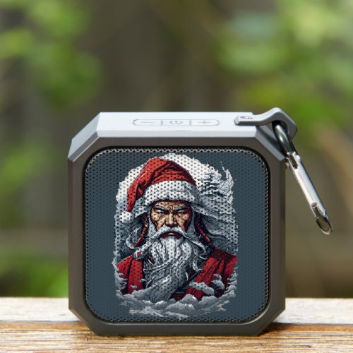 Striking Samurai Santa Claus Bluetooth Speaker