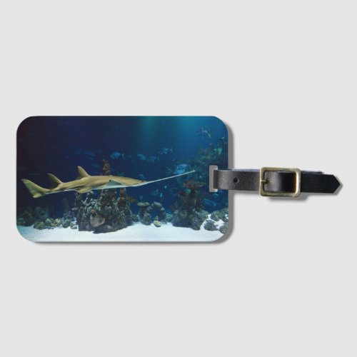 Striking Sawfish Luggage Tag