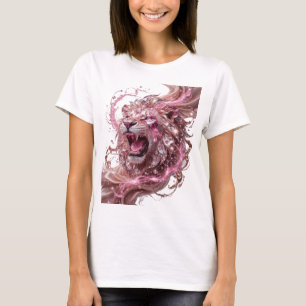 Striking Silver LION KING Custom Design T-Shirt
