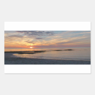 Striking Sunset over Cape Cod Photo Stickers
