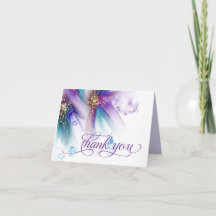 Striking Teal Amethyst Abstract Floral
