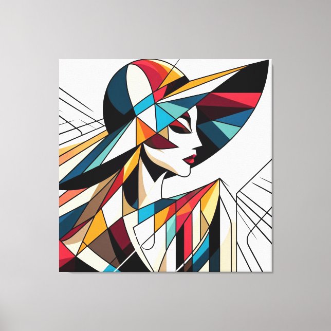 Striking Visual Artwork #2 Canvas Print (Front)