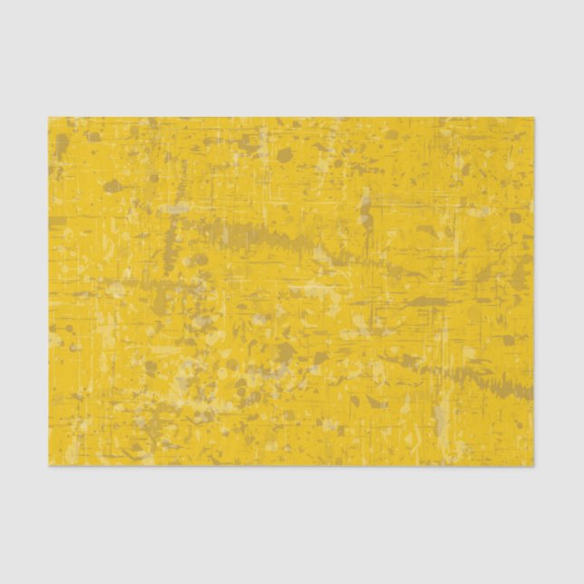 Striking Yellow Abstract Painter Art Lover Tissue Paper (Front)