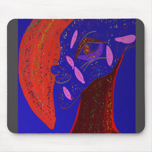 Strikingly Beautiful Creature  Mouse Pad (Front)