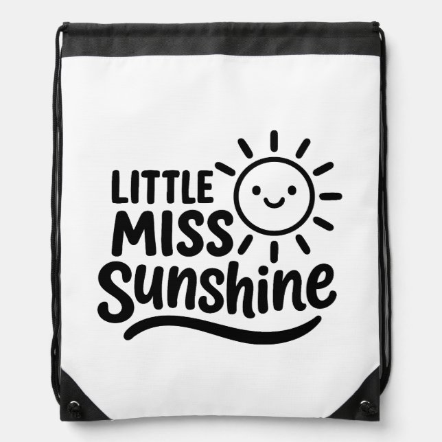 String backpack - Little Miss Sunshine (Front)