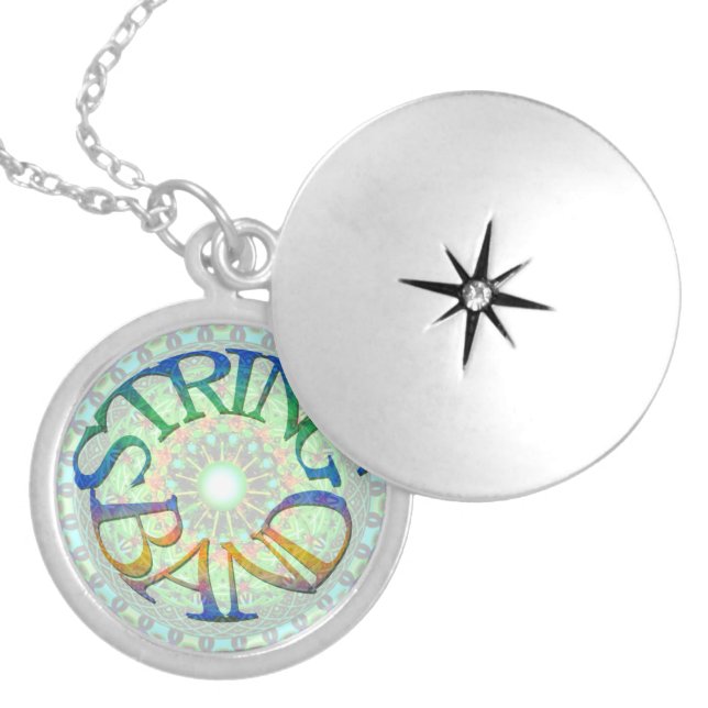 String Band - Interstellar Peak-a-boo Fun Pass Locket Necklace (Front)