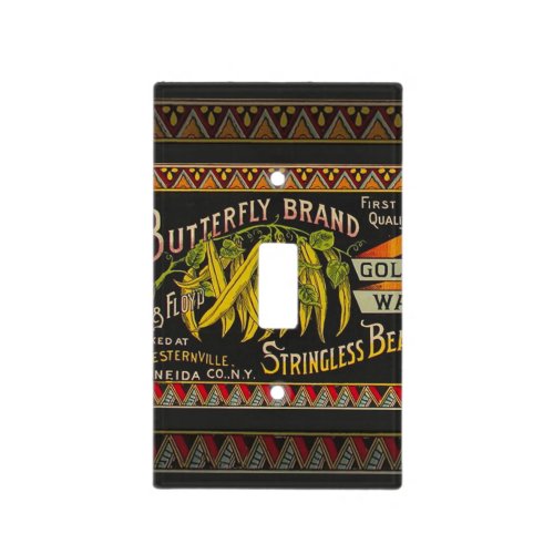 String Bean Label Vegetable Country Light Switch Cover