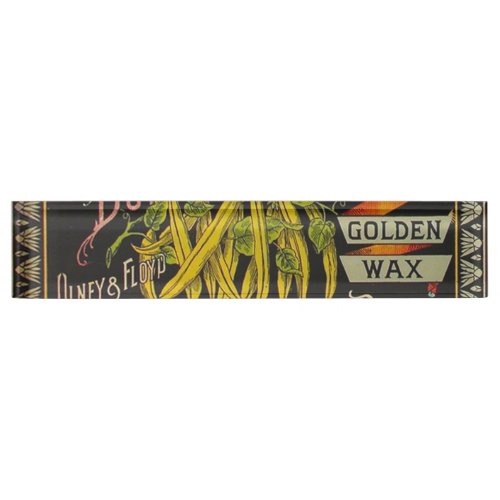 String Bean Label Vegetable Country Nameplate