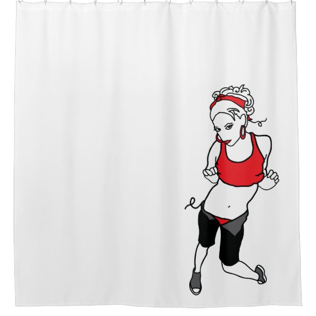 string billy shower curtain (Front)