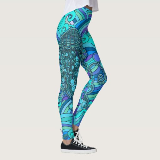 String Cheese Incident Jellyfish Jelly Fish SCI Leggings Zazzle