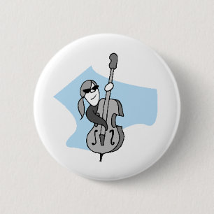 String Instruments-Double Bass Button