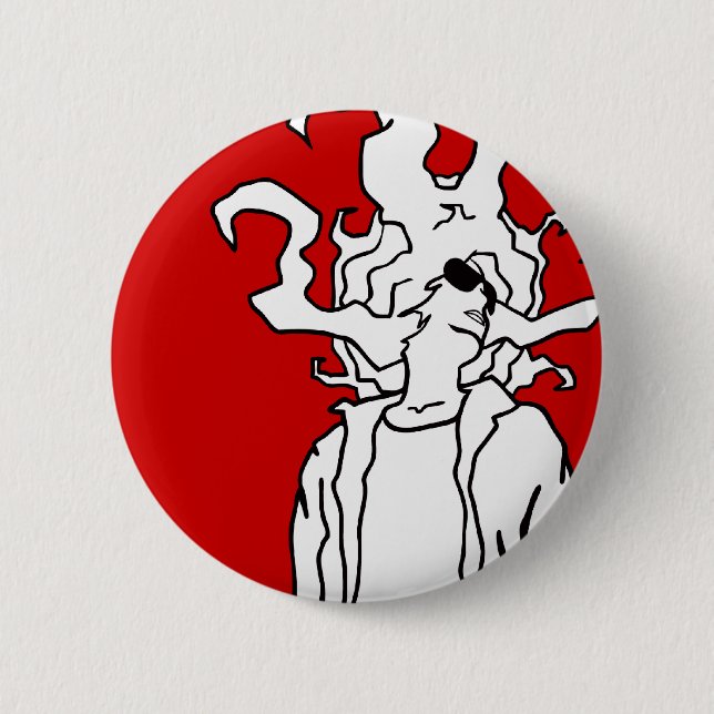 string jets pinback button (Front)