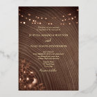 String Lights and Barn Wood Wedding Gold