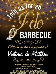i do bbq invitations zazzle