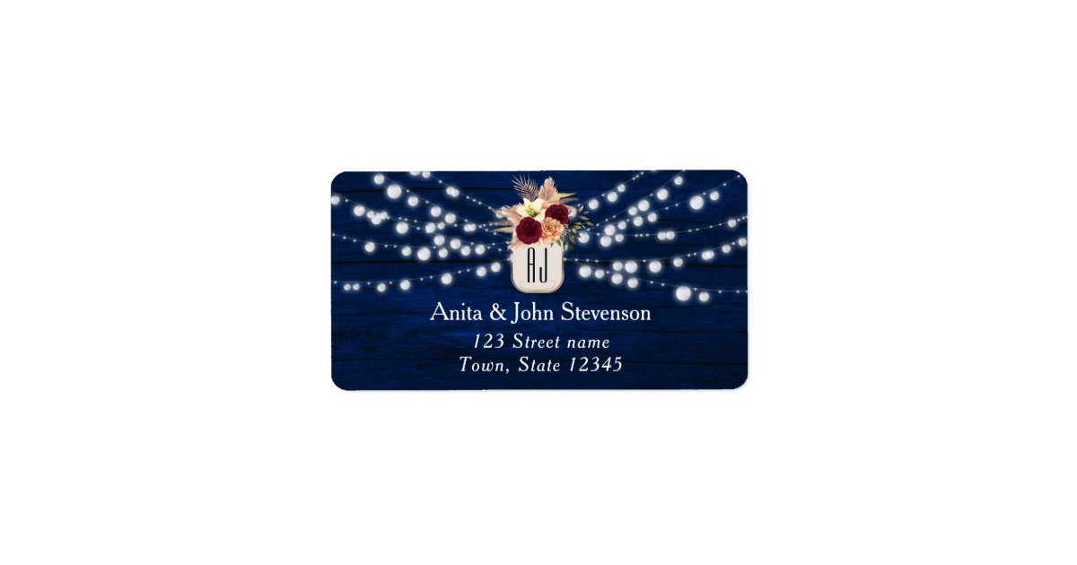 String Lights Label Zazzle