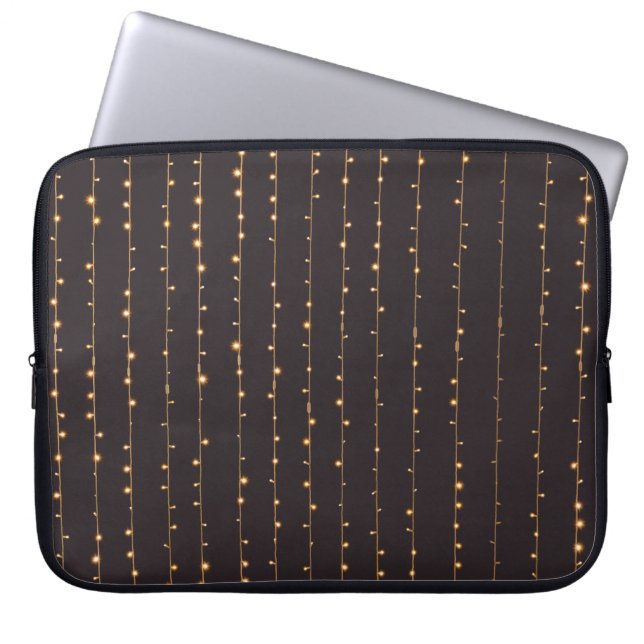 String lights laptop sleeve (Front)