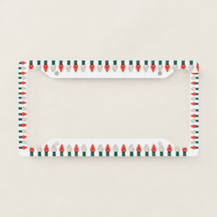 String Lights License Plate Frame