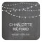 String lights on chalkboard personalized stickers