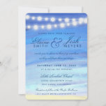 String Lights On The Water Invitation at Zazzle