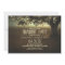 string lights rustic engagement party invitation