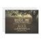 string lights rustic rehearsal dinner invitation