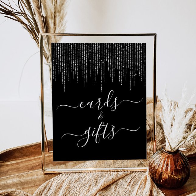 String Lights Shower Cards & Gifts Pedestal Sign (Creator Uploaded)
