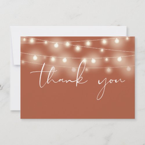 String Lights Terracotta Script Calligraphy