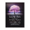 String lights tree romantic save the date postcard