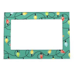 STRING OF CHRISTMAS TREE LIGHTS MAGNETIC FRAME