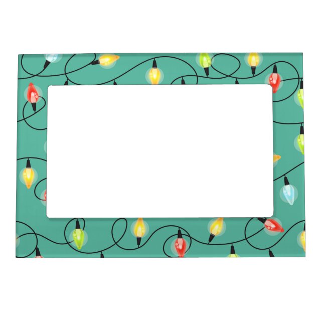 STRING OF CHRISTMAS TREE LIGHTS MAGNETIC FRAME (Front)
