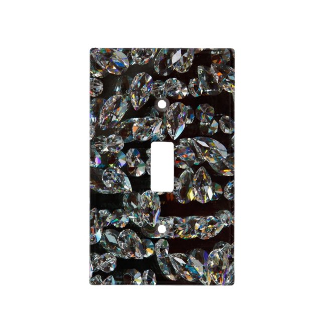 "String of Crystals" Light Switch Cover (Front)