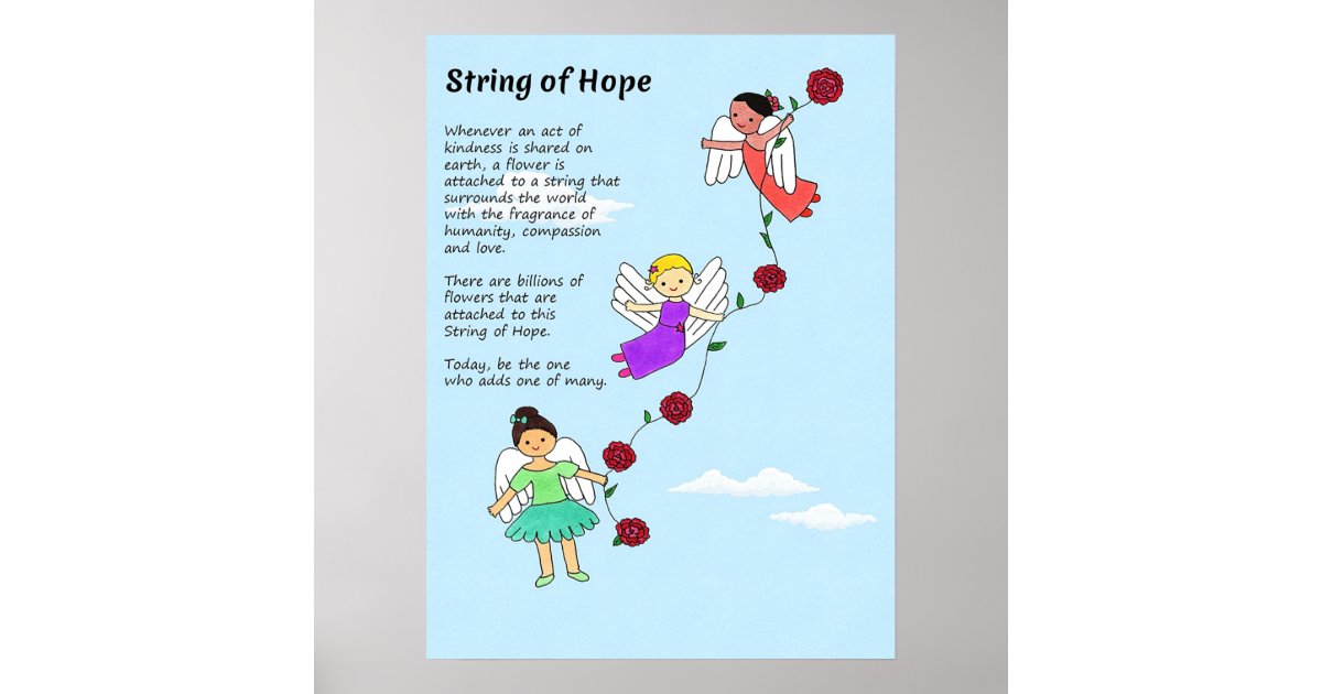 String of Hope Poster Zazzle