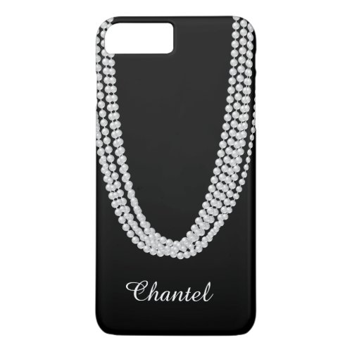 String of Pearls iPhone 7 Plus Case in white