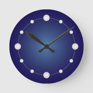 string of pearls round clock